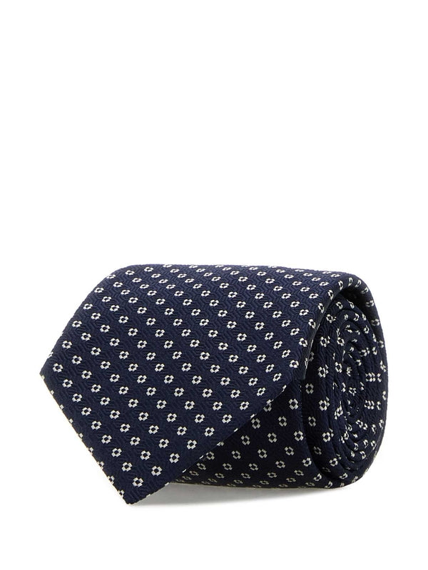 Saint Laurent Navy Neck Ties