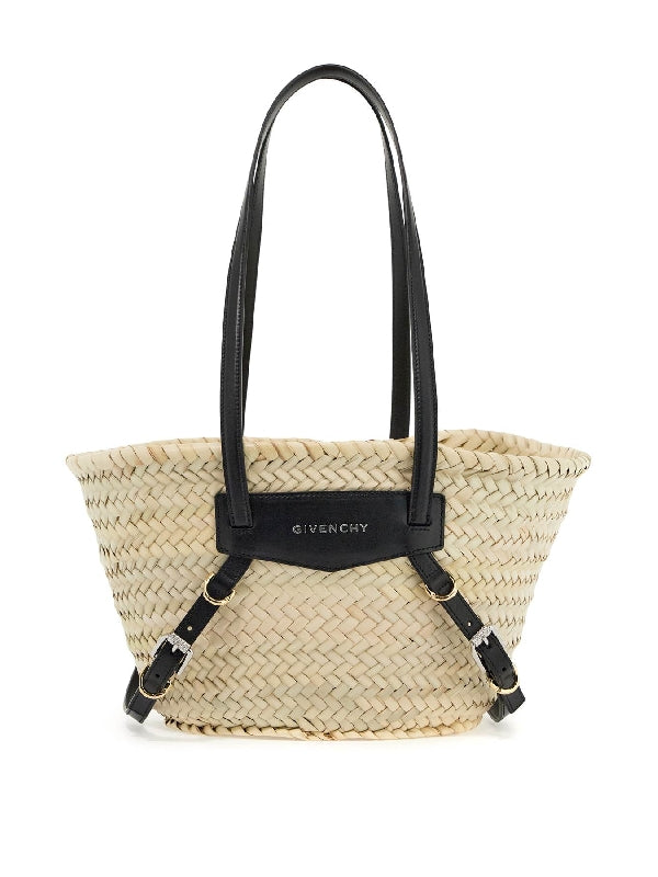 Voyou Logo Raffia Tote Bag - Jente