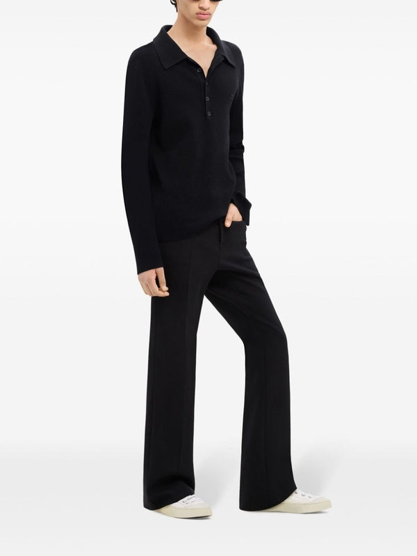 徽标贴片罗纹 Polo 衫