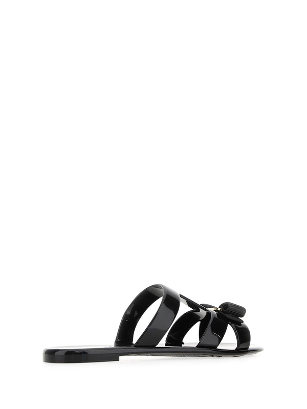 Bow Decoration Rubber Sandals