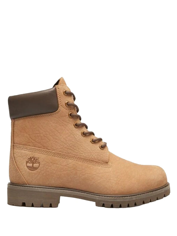 Timberland Beige Lace-Up Boots