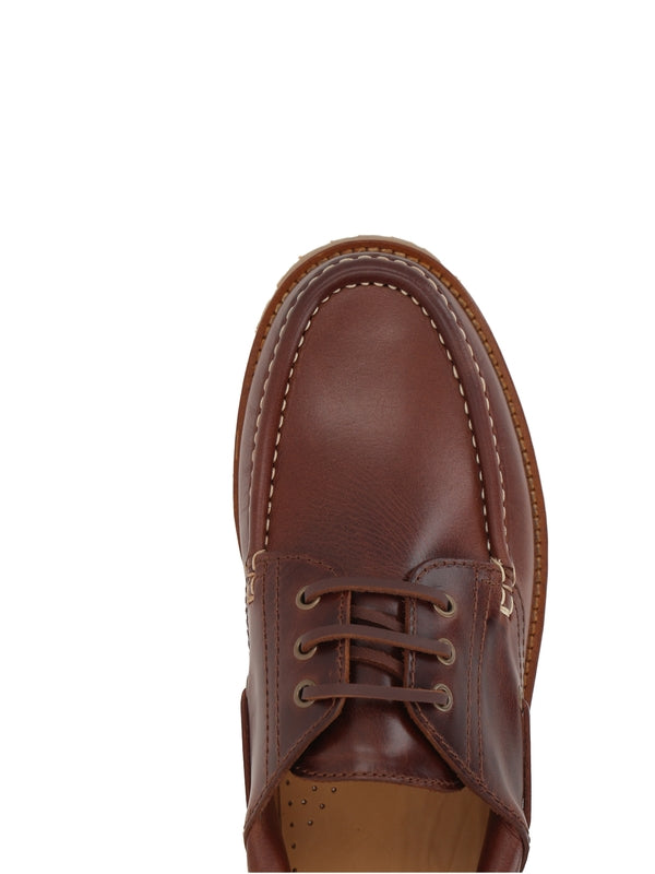 Paraboot Brown Boat Shoes