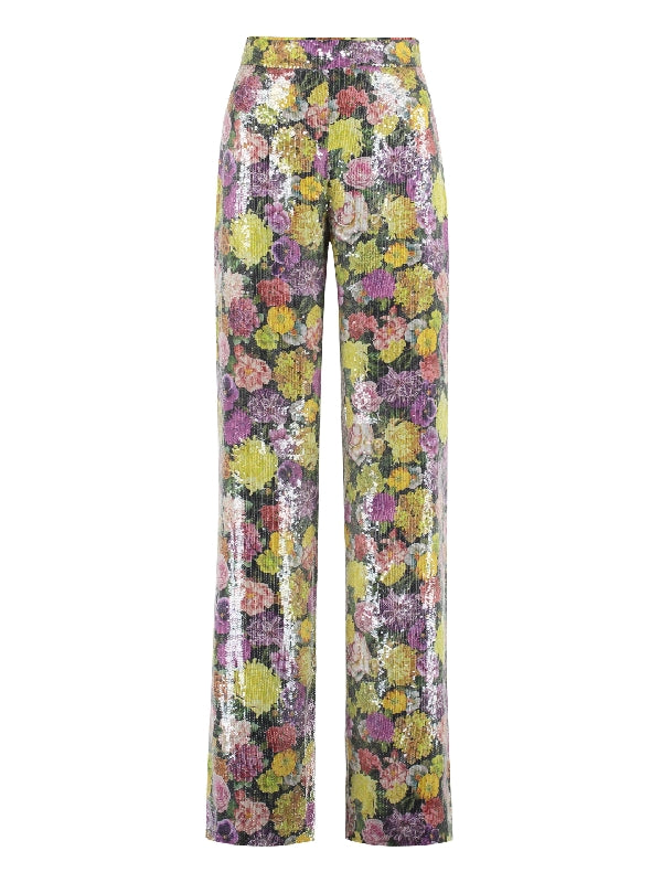 Zaino Floral Sequin Pants