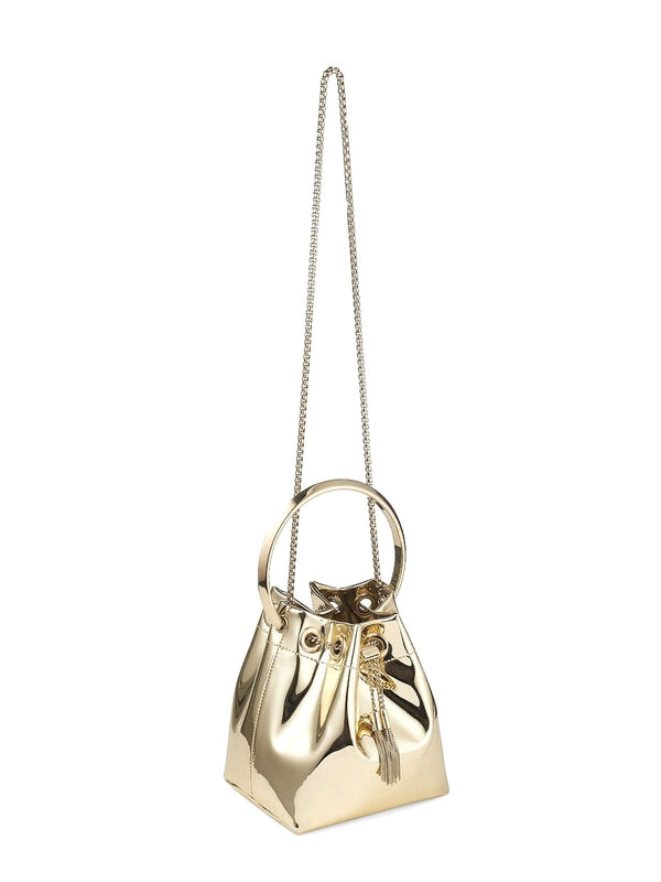 Bon Bon Metallic Mini Bucket Bag