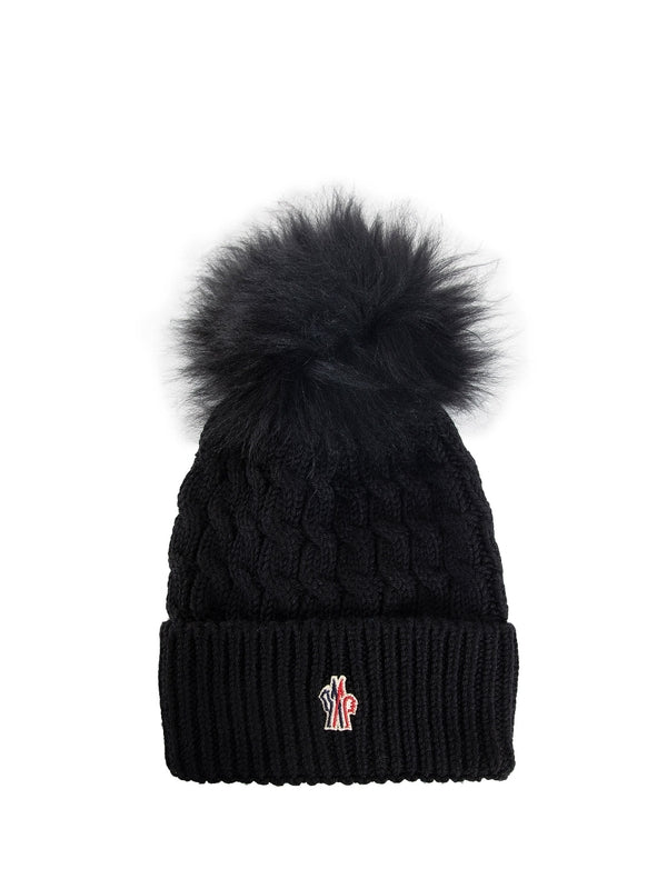 Grenoble Logo Pom-pom Beanie