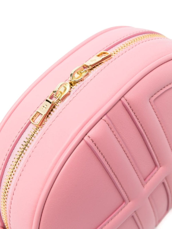 JP Embossed Calfskin Shoulder Bag