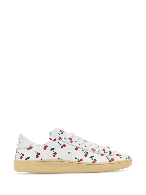 Valentino White Low Top Sneakers