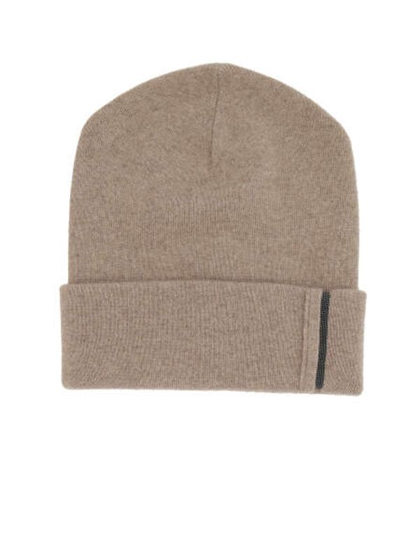 Monili Detail Cashmere Beanie