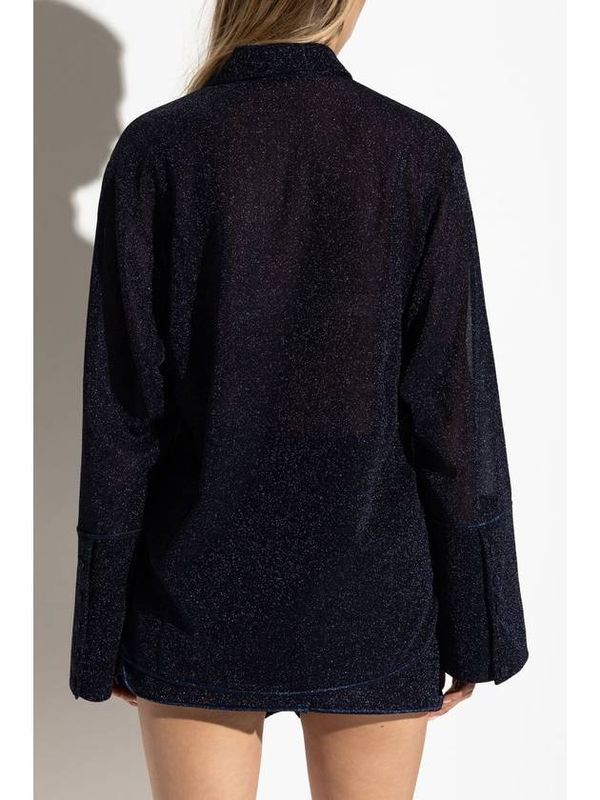 Lurex Long Sleeve Shirt