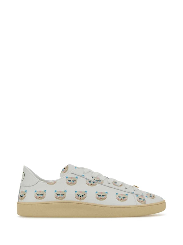 Valentino White Low Top Sneakers