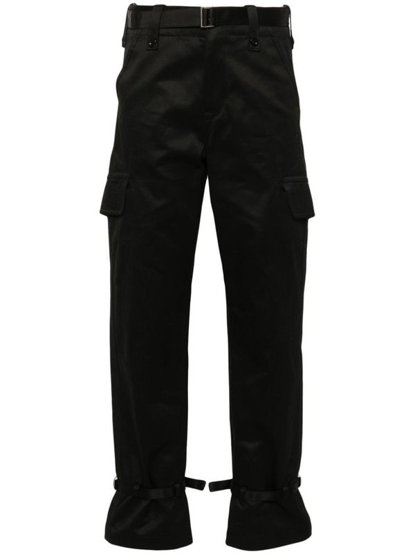 Belt Cotton Cargo Pants