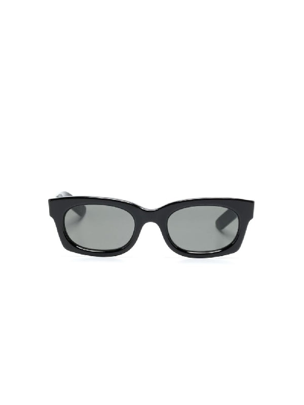 Logo Plaque Square Frame Sunglasses