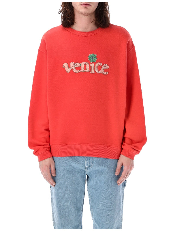 Venice Patch Embellished Sweatshirt