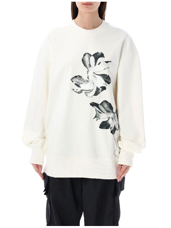 Y-3 - Flower Logo Detail Sweatshirt - Jente