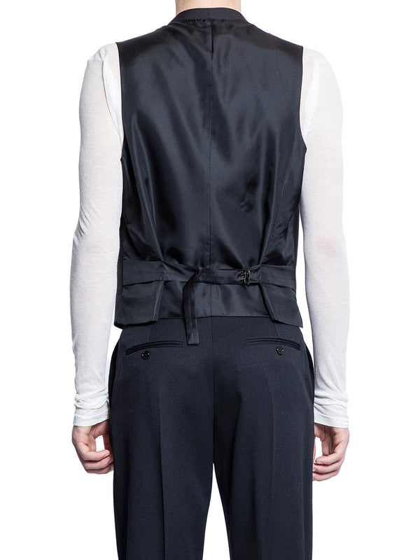 Tailored Wool Silk Vest