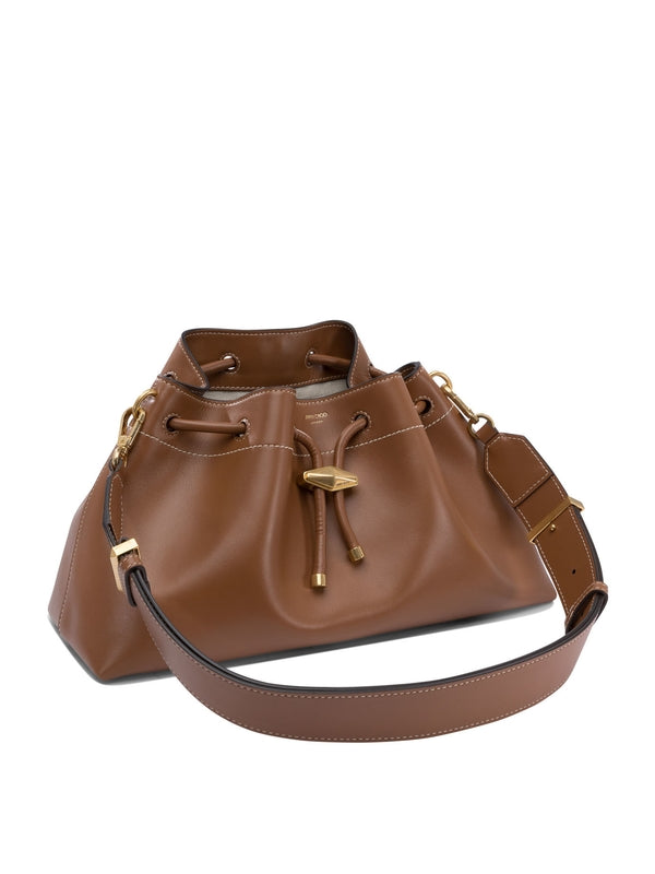 Bon Bon Leather Bucket Bag