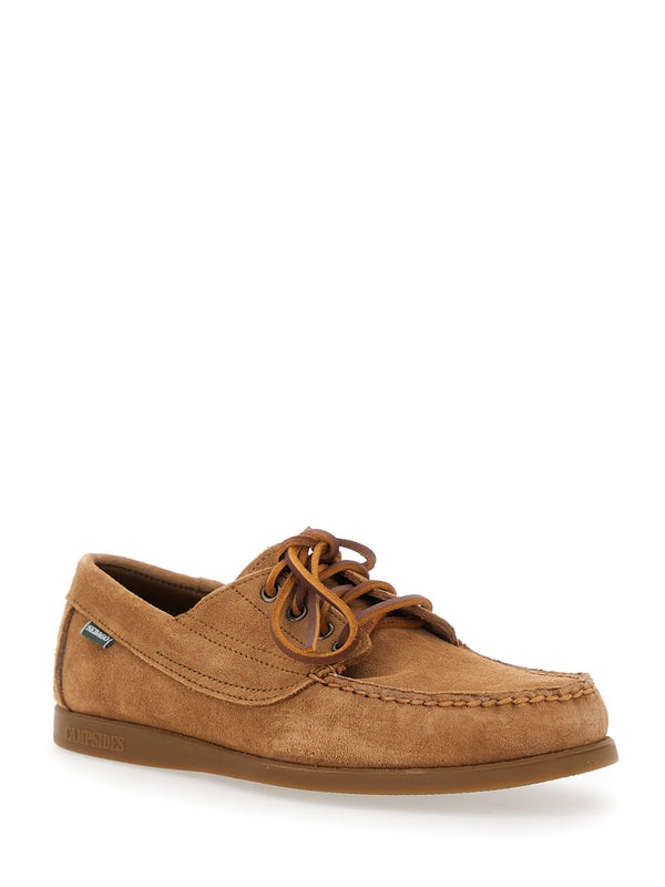 Sebago Beige Boat Shoes