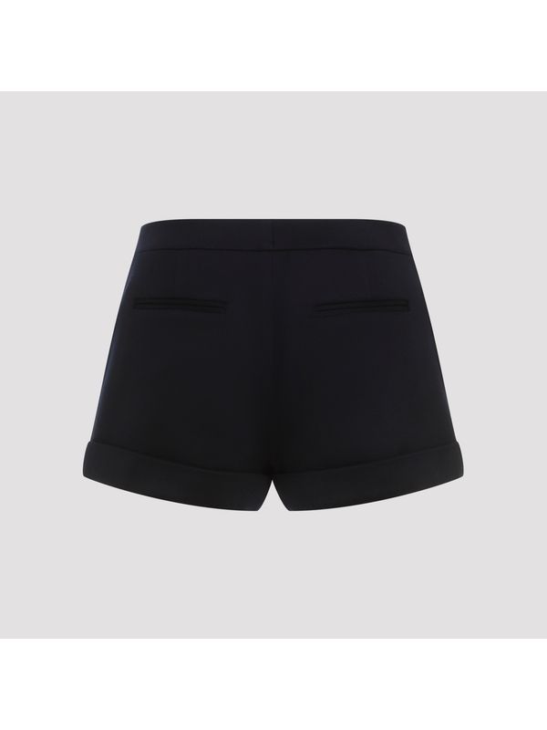 Wool Cashmere Mini Shorts