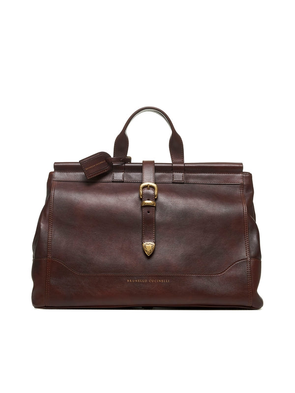 Brown Leather Tote Bag