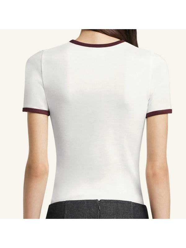 Courrèges White Half Sleeve