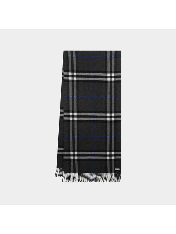 Check Cashmere Muffler