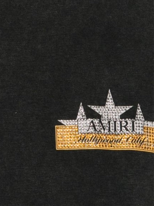 Amiri Black Short Sleeve T-Shirt