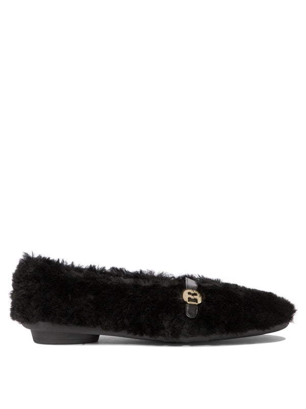 Noella Fur Flats
