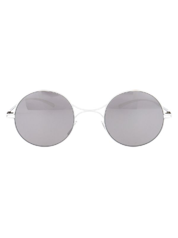 Margiela White Round Sunglasses