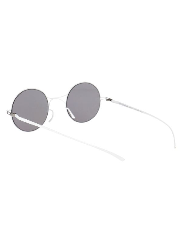 Margiela White Round Sunglasses