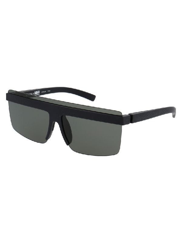 Margiela Black Shield Sunglasses