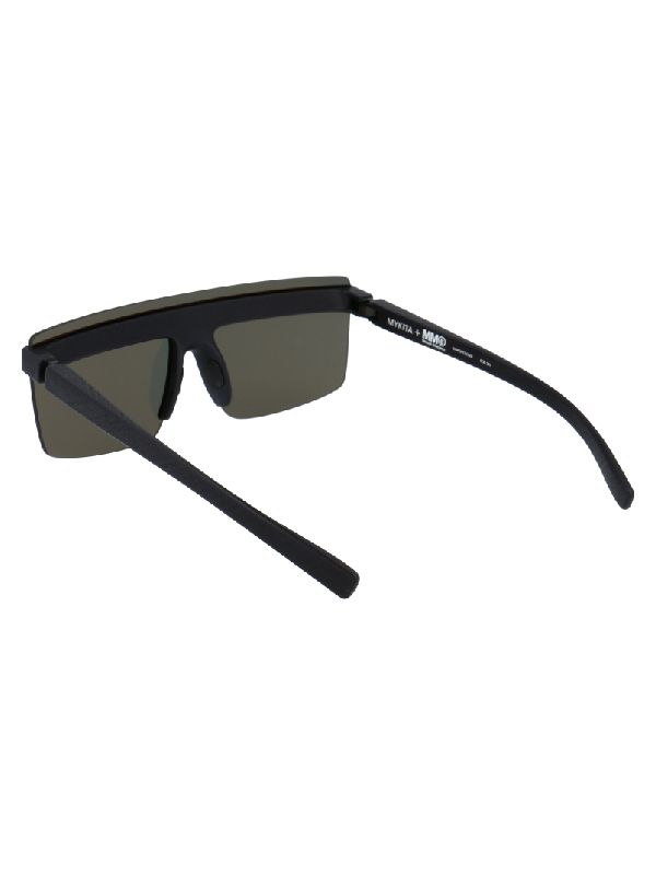 Margiela Black Shield Sunglasses
