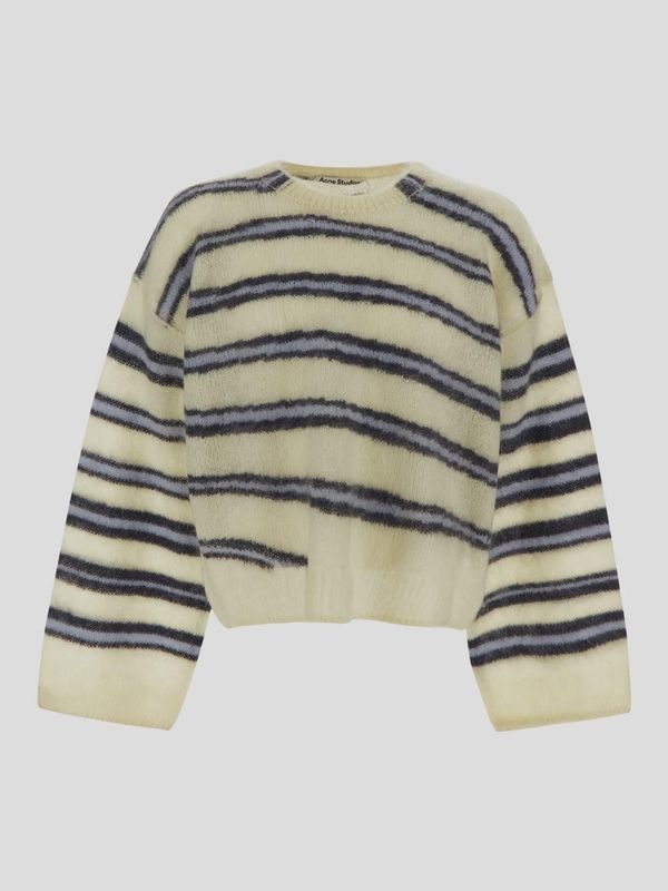 Wool Blend Stripe Knit