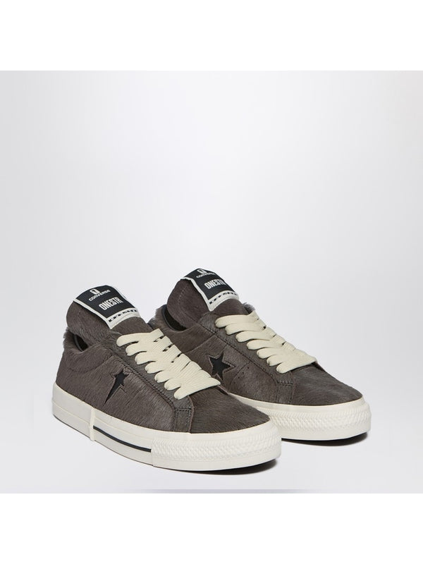 Rick Owens Drkshdw Grey Low Top Sneakers