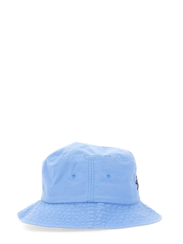 Logo Detail Cotton Bucket Hat