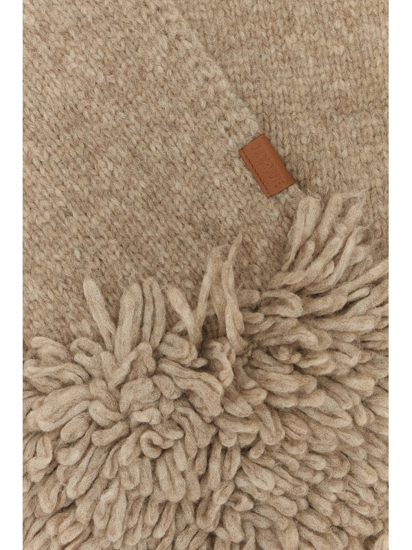 Shearling Alpaca Blend Scarf