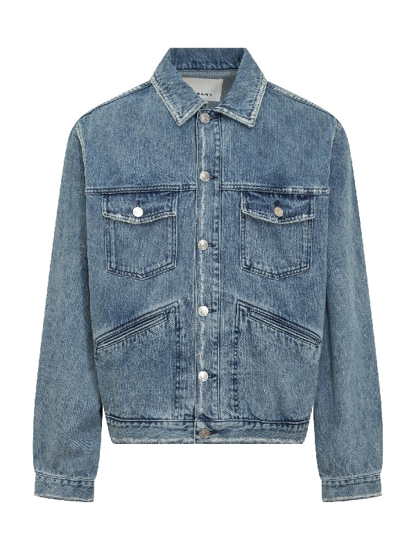 Django Back Logo Embroidery Denim Jacket