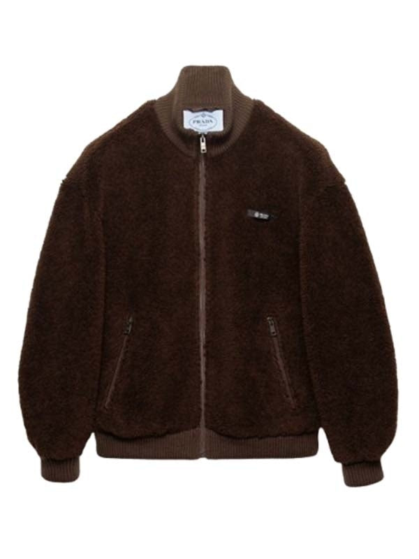 Logo Fleece Bomber Jackets