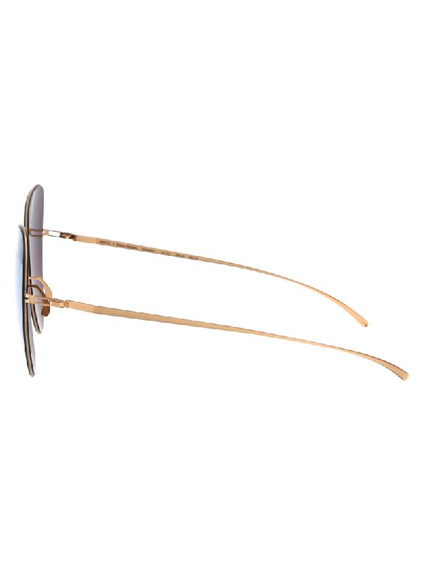Margiela Cat-eye Metal Sunglasses