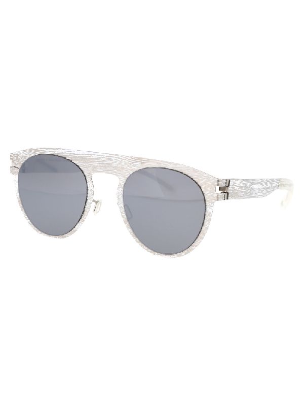 Margiela Silver Pattern Sunglasses