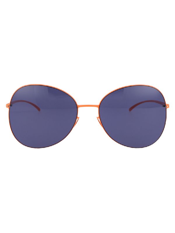 Margiela Orange Metal Sunglasses
