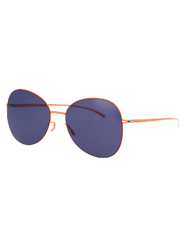 Margiela Orange Metal Sunglasses