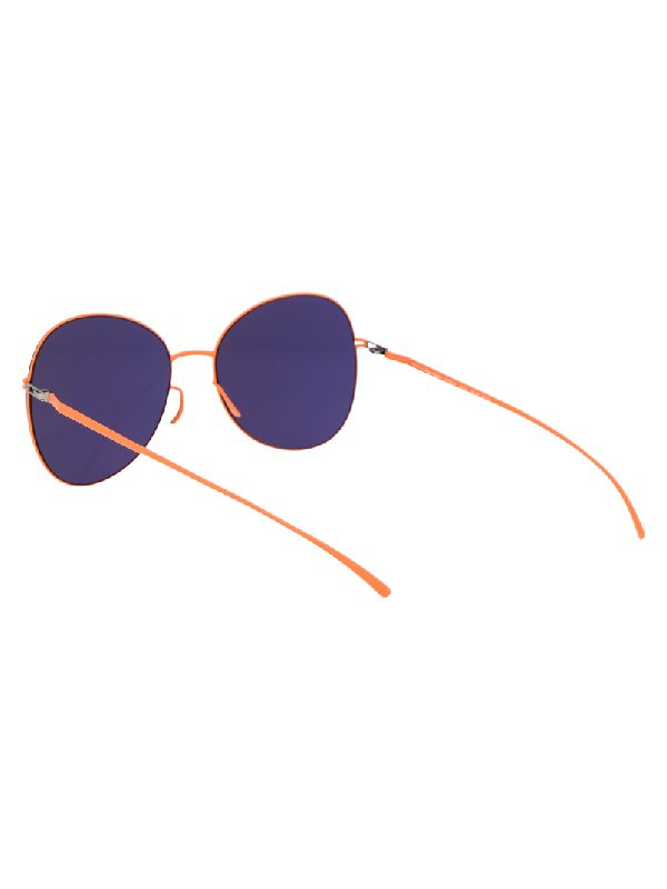 Margiela Orange Metal Sunglasses