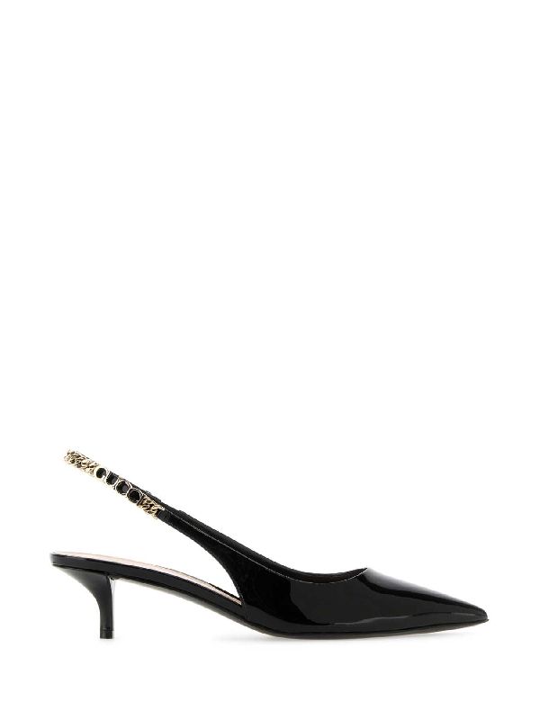 Signoria Patent Leather
  Slingback Heel