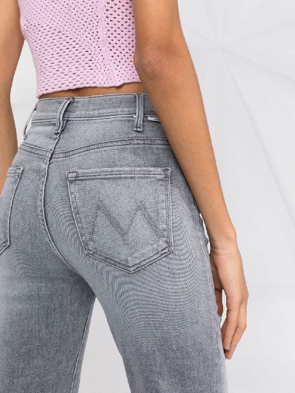 Slimfit Crop Washing Denim Pants