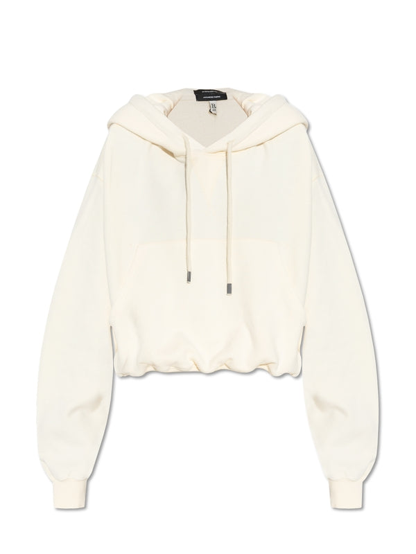 Drawstring Cotton Hoodie