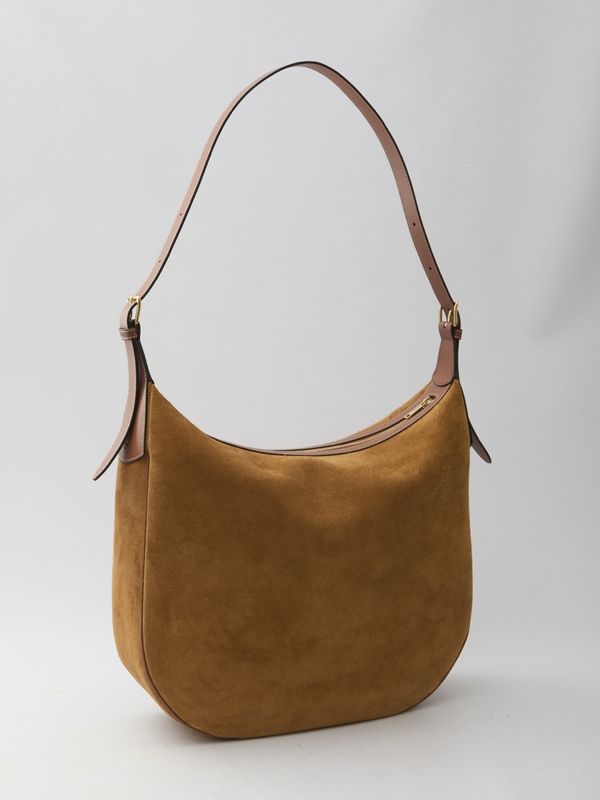 Heloise Triomphe Suede Large Shoulder Bag