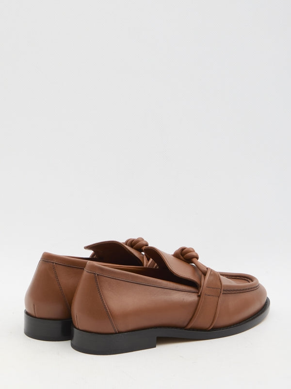 Astaire Not Detail Leather Loafers