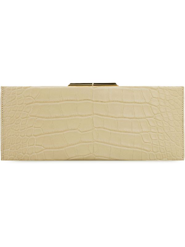 Crocodile Leather Clutch Bag