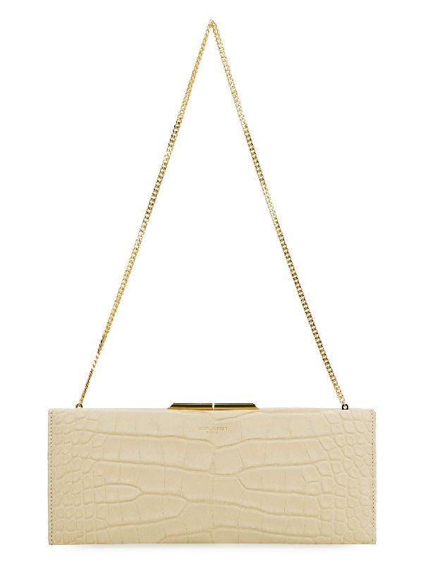 Crocodile Leather Clutch Bag