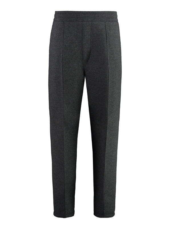 Banded Front Pleats Wool Blend
  Pants